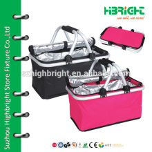 thermal foldable hand crate with lid